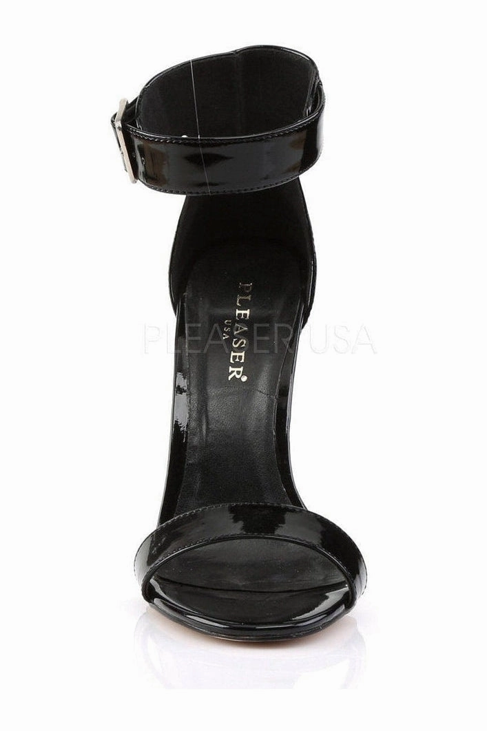 AMUSE-10 Sandal  | Black Patent