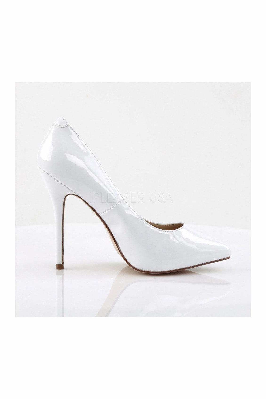AMUSE-20 Pump  | White Patent