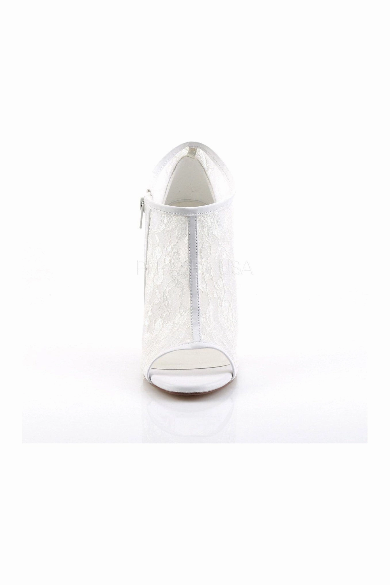 AMUSE-56 Bootie | Ivory Fabric