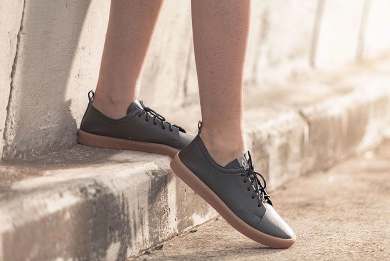Andy Unisex Vegan Leather Sneakers | Black