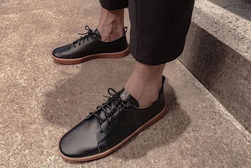 Andy Unisex Vegan Leather Sneakers | Black
