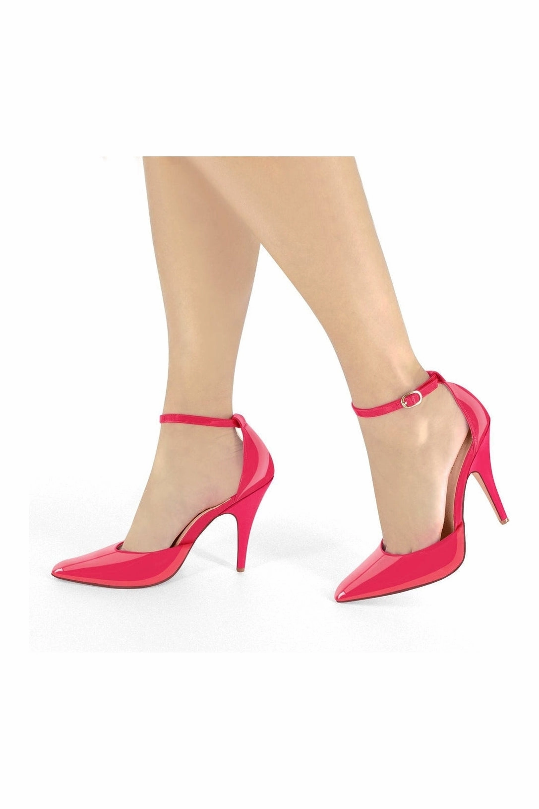 Ankle Strap D'Orsay Wide Width Pump