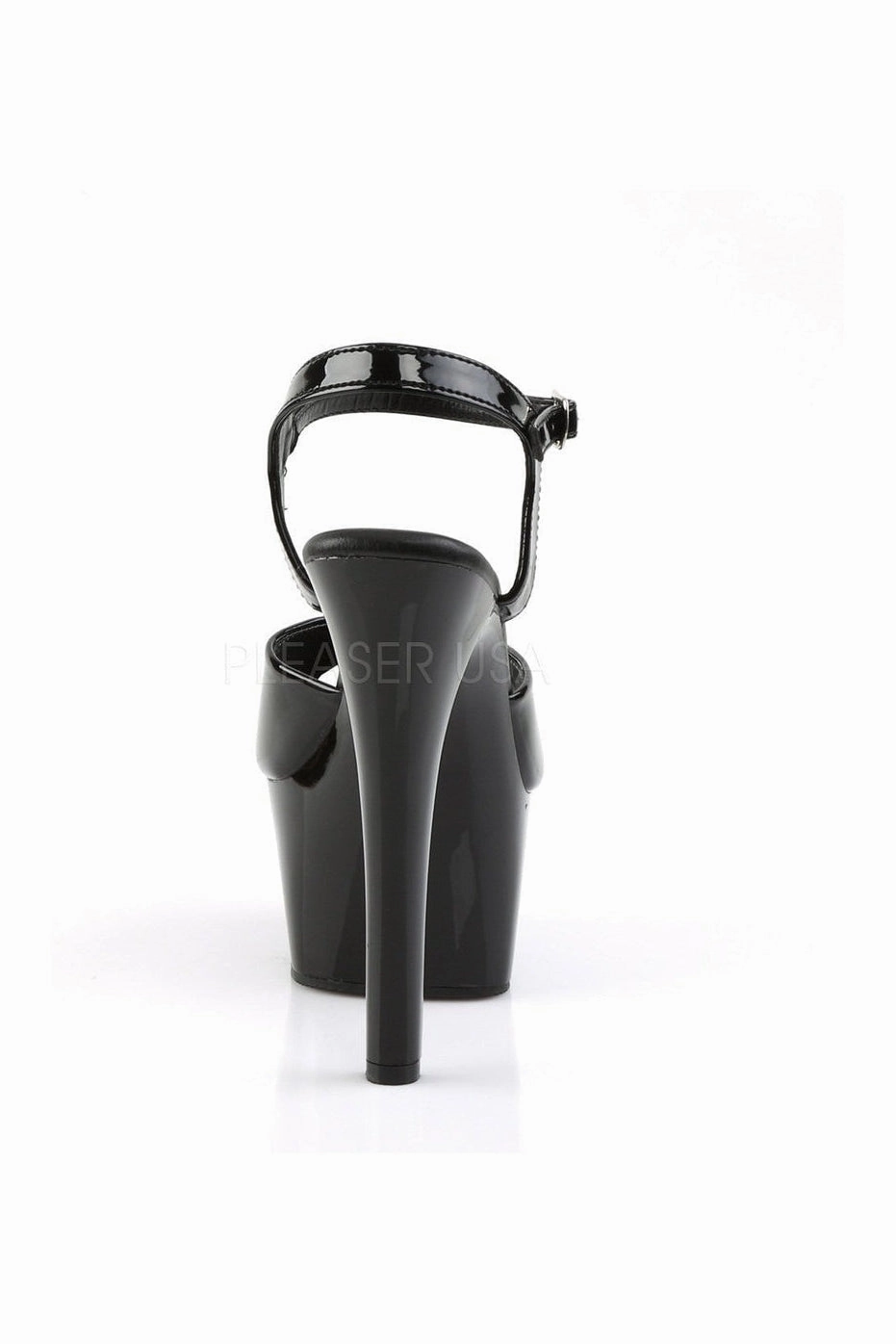ASPIRE-609 Platform Sandal  | Black Patent