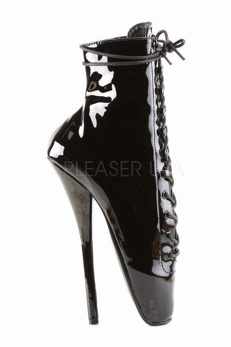 BALLET-1020 Ballet Ankle Boot | Black Patent