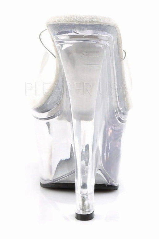 BEAU-601 Platform Slide  | Clear Vinyl
