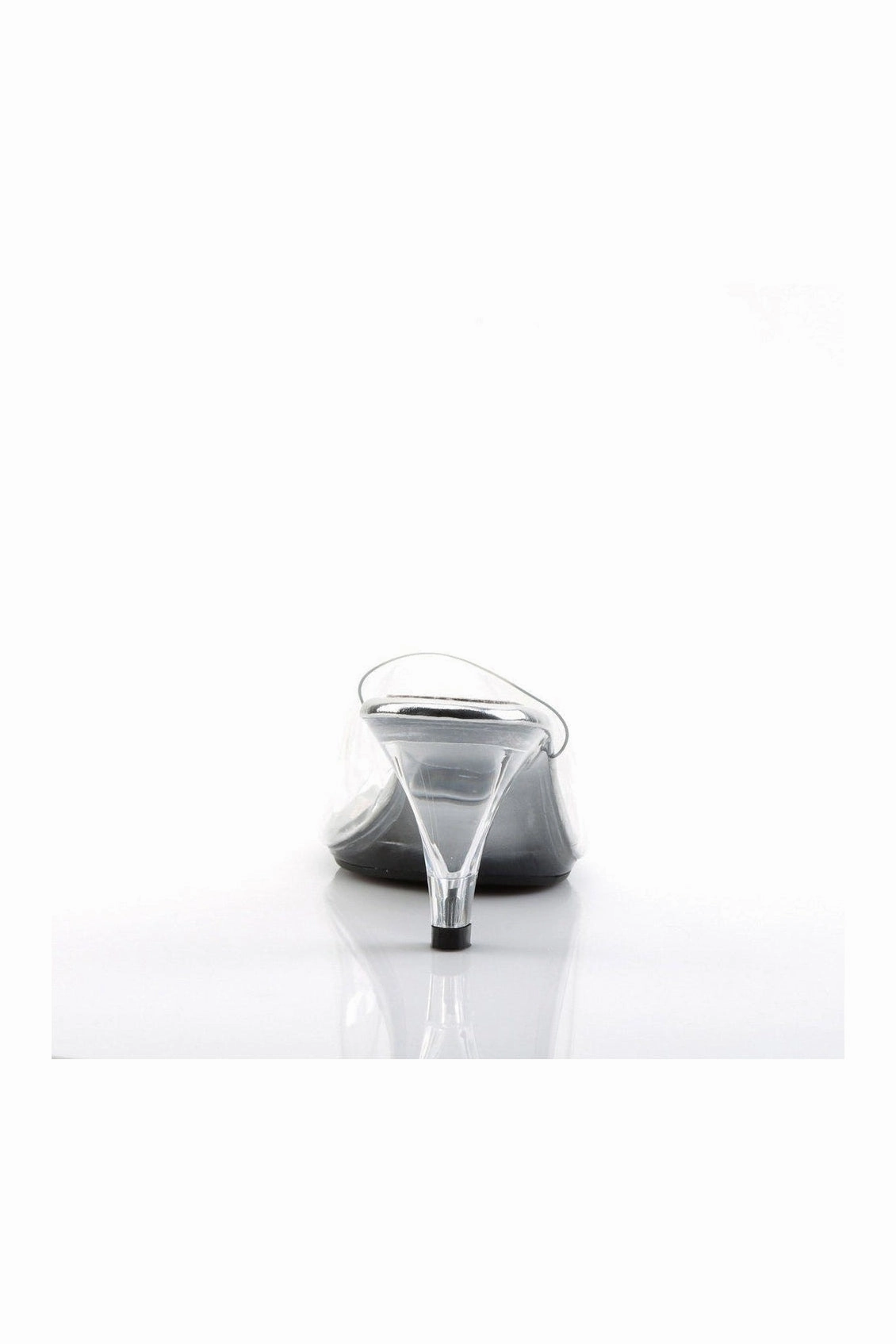 BELLE-301 Bootie | Clear Vinyl
