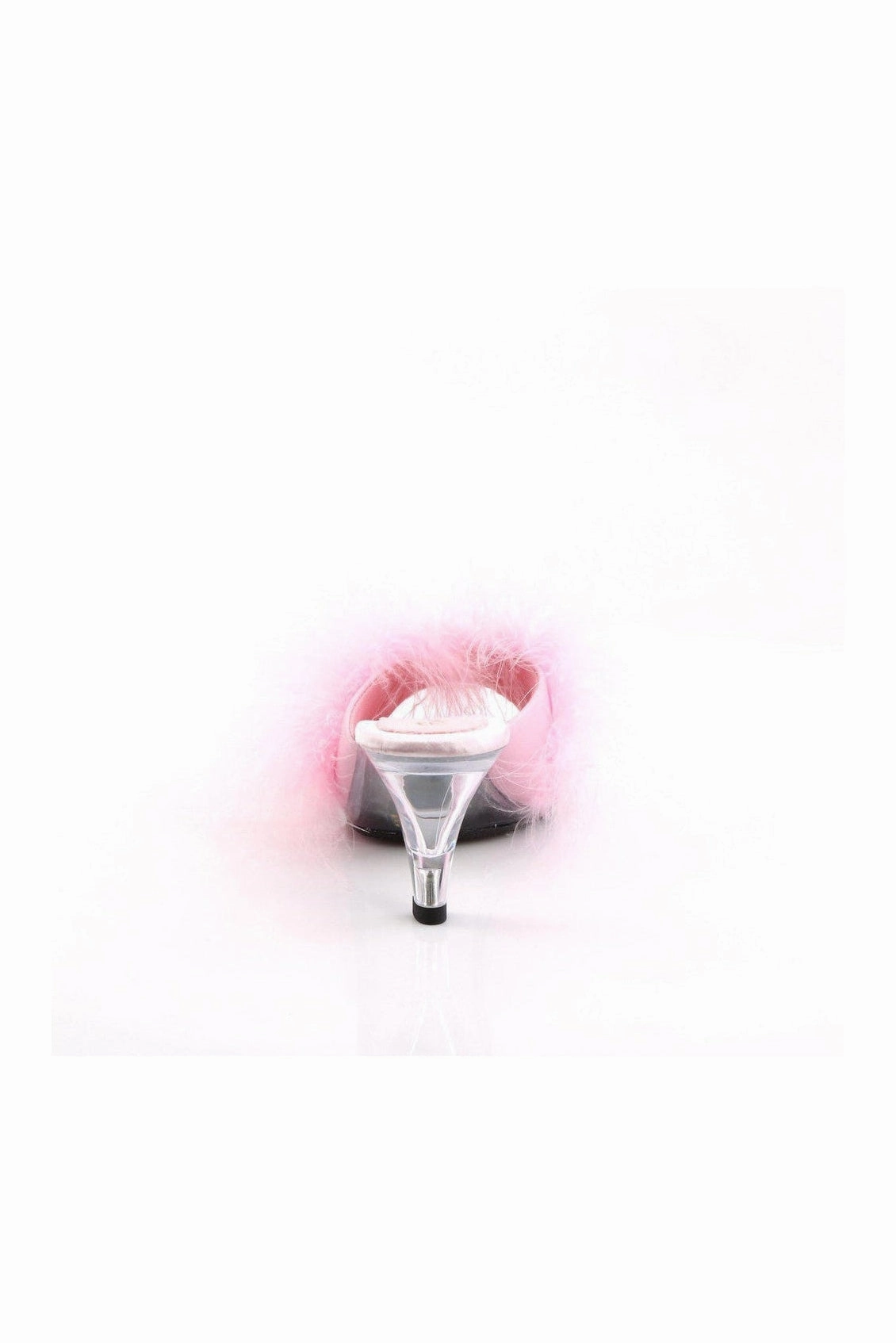 BELLE-301F Slide | Pink Faux Leather