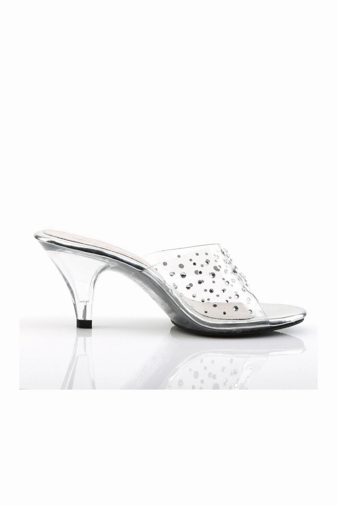 BELLE-301RS Bootie | Clear Vinyl