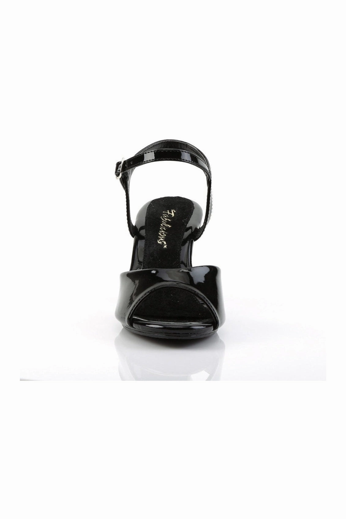 BELLE-309 Sandal | Black Patent