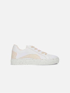 Berlin Unisex Piatex & Apple Leather Vegan Sneakers | White