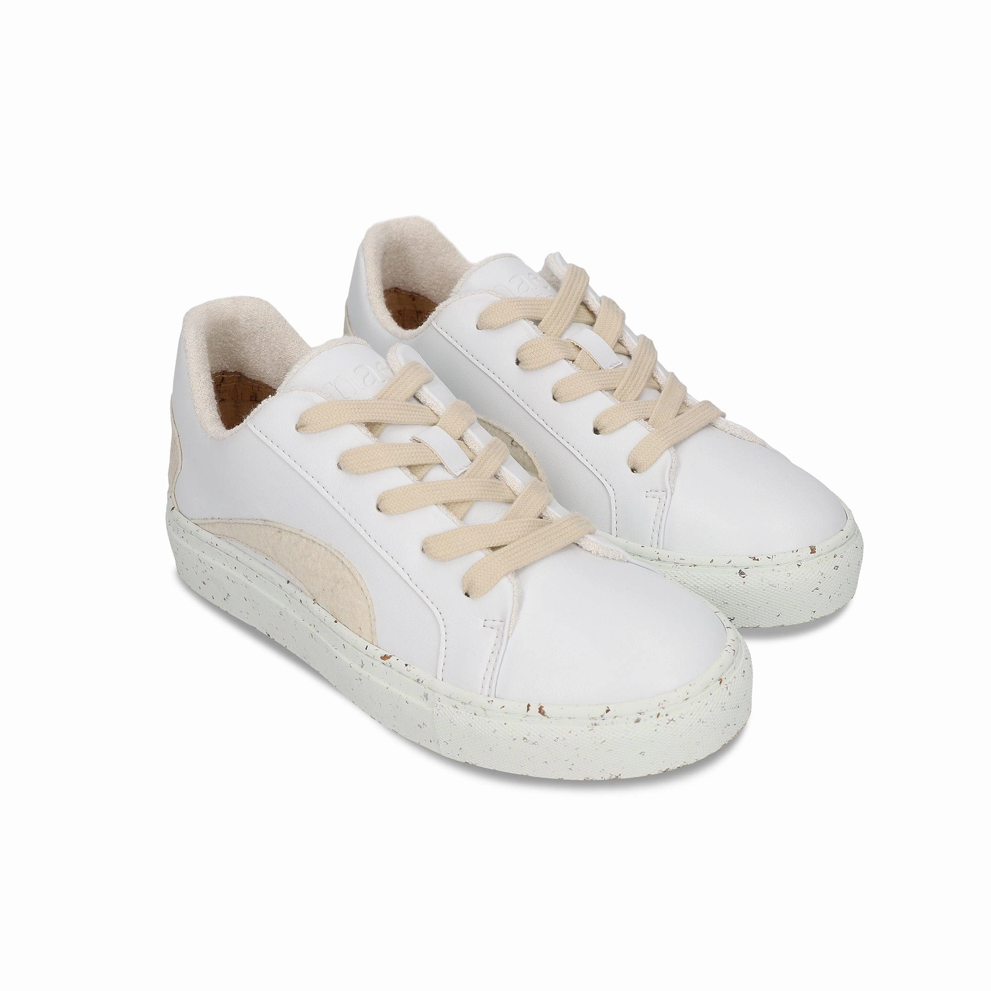 Berlin Unisex Piatex & Apple Leather Vegan Sneakers | White