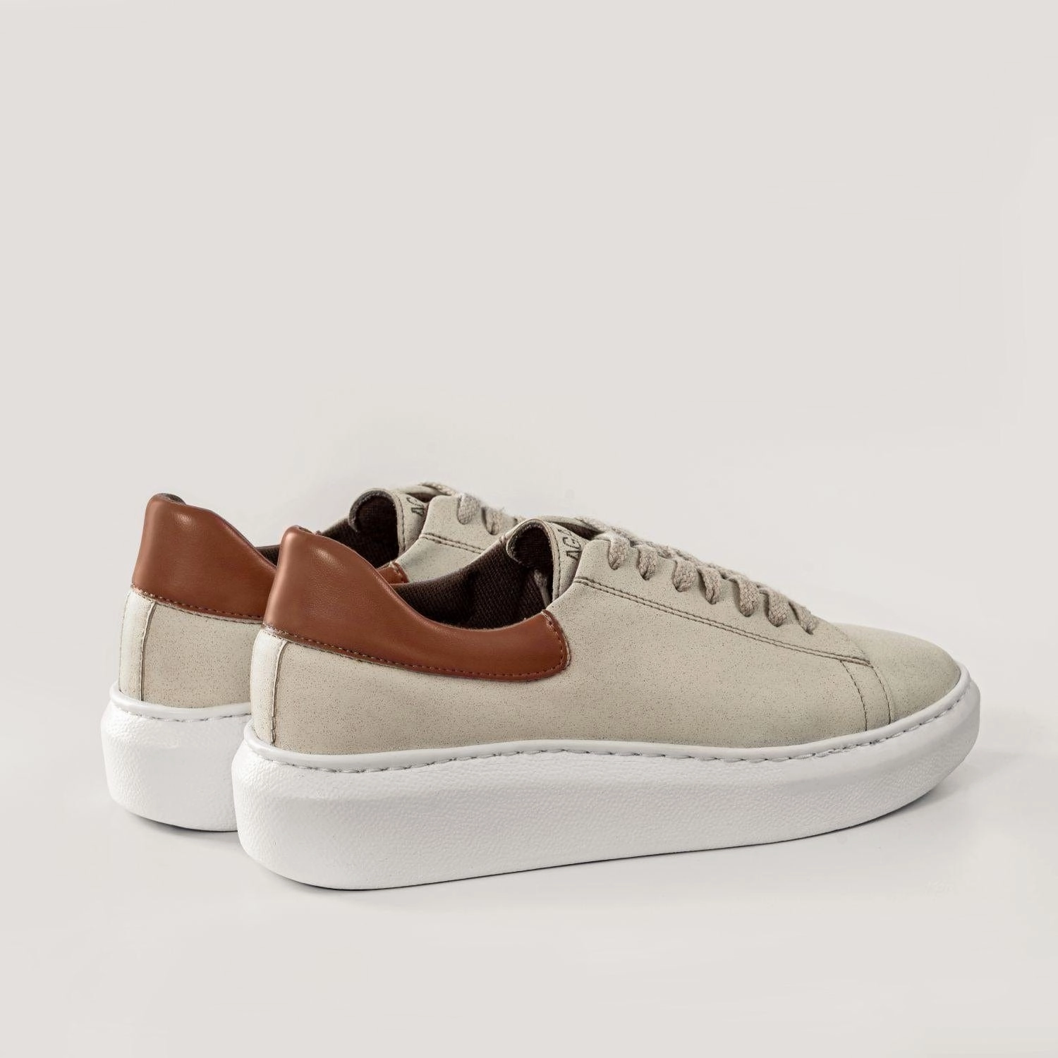 Blanka Women's Apple & Corn Leather Vegan Sneakers | Caramel