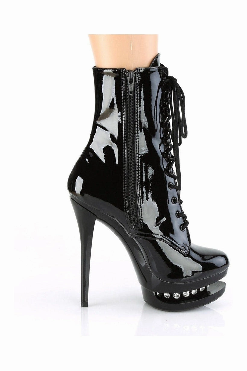 BLONDIE-R-1020 Exotic Boot | Black Patent