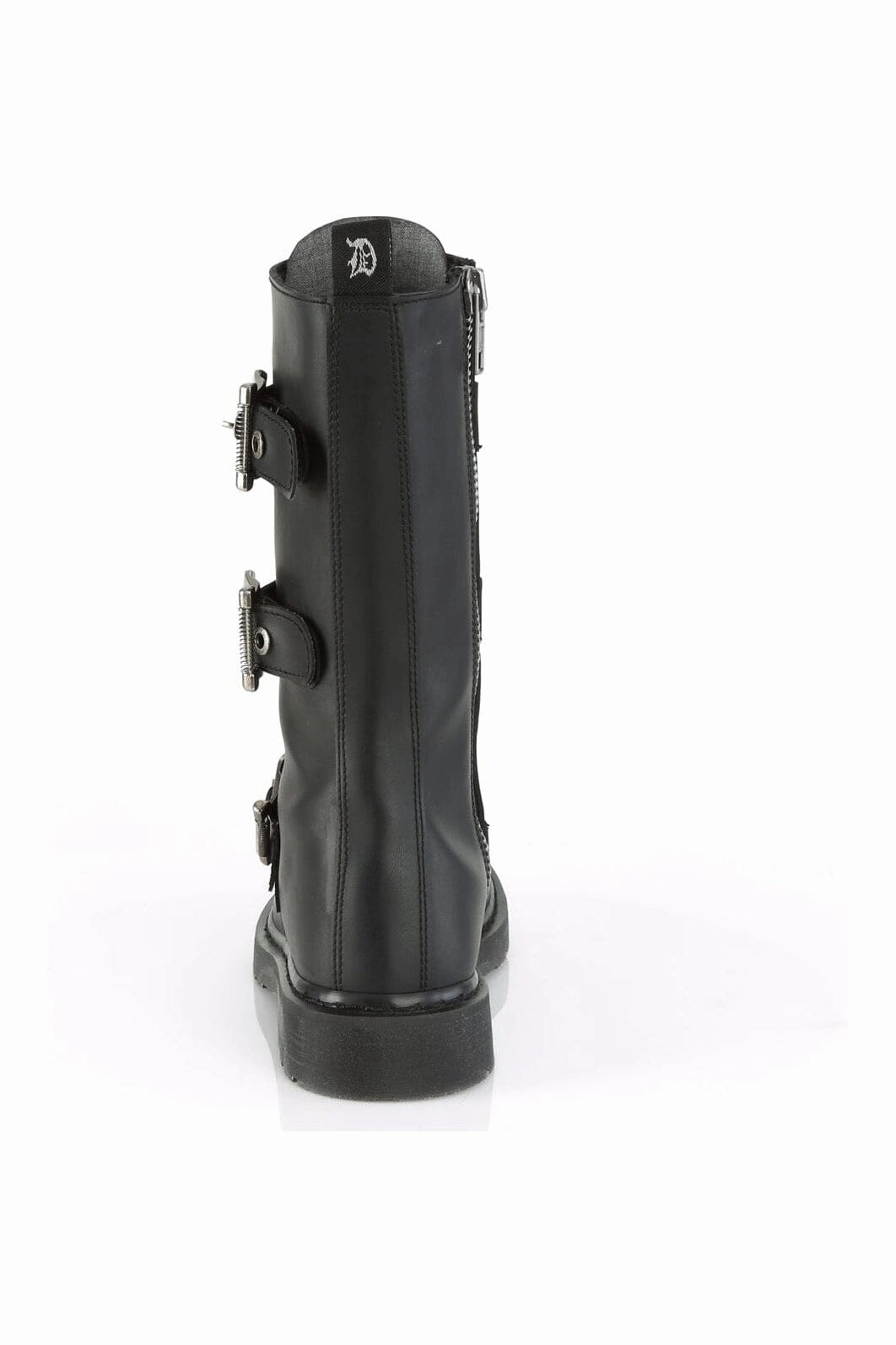 BOLT-330 Black Vegan Leather Knee Boot