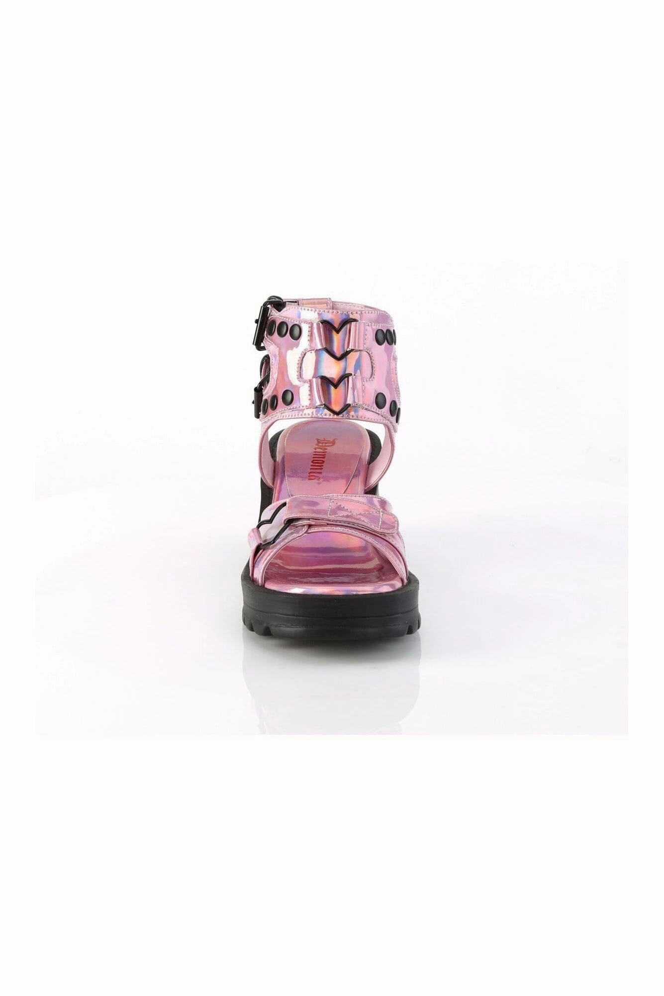 BRATTY-07 Pink Hologram  Sandals