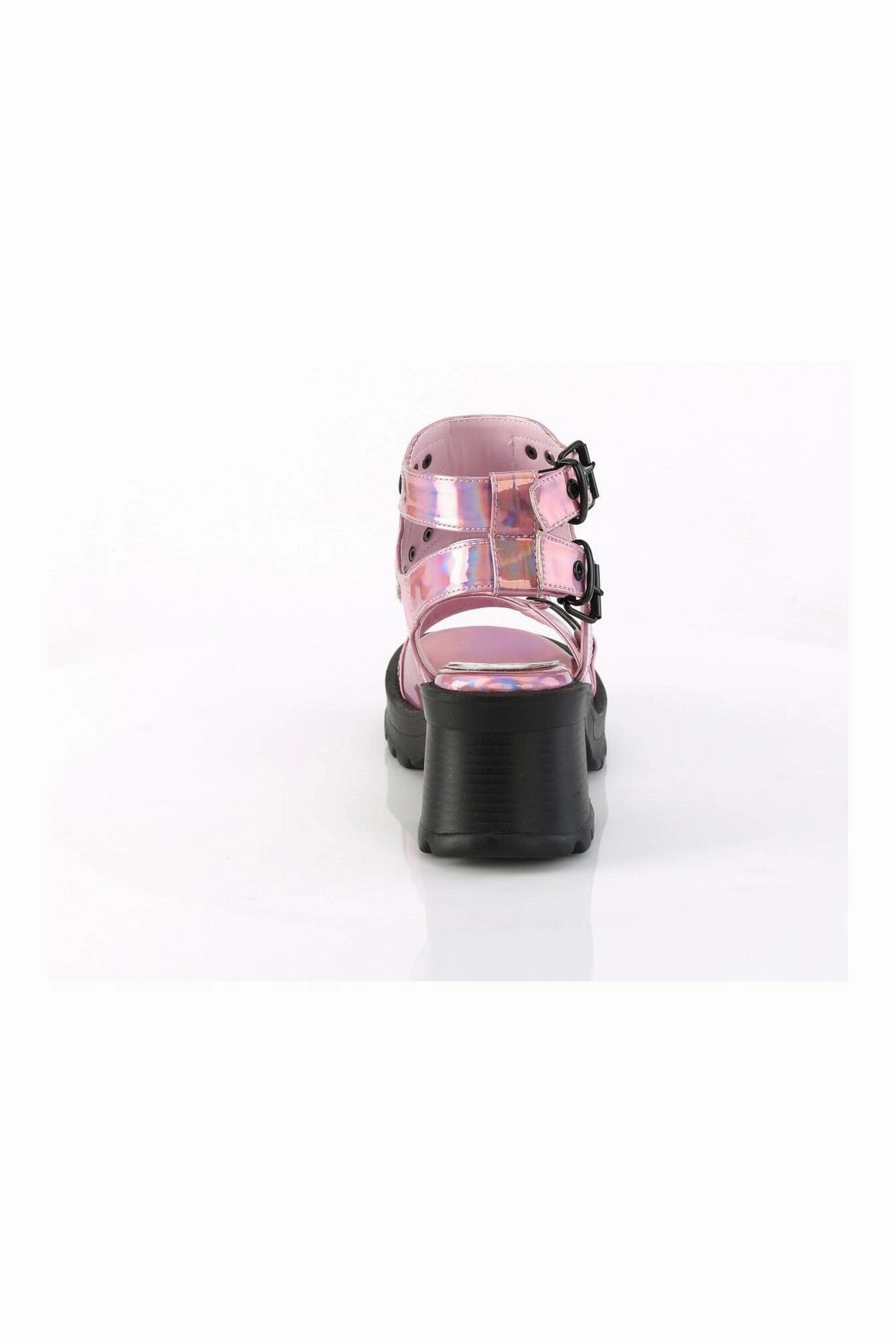 BRATTY-07 Pink Hologram  Sandals