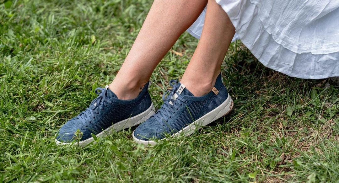 Cannon Knit 2.0 Women's Recycled PET Sneakers | Navy