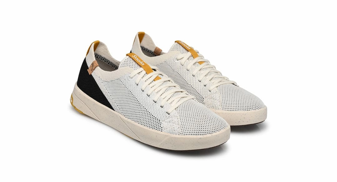 Cannon Knit 2.0 Women's Recycled PET Sneakers | White & Black