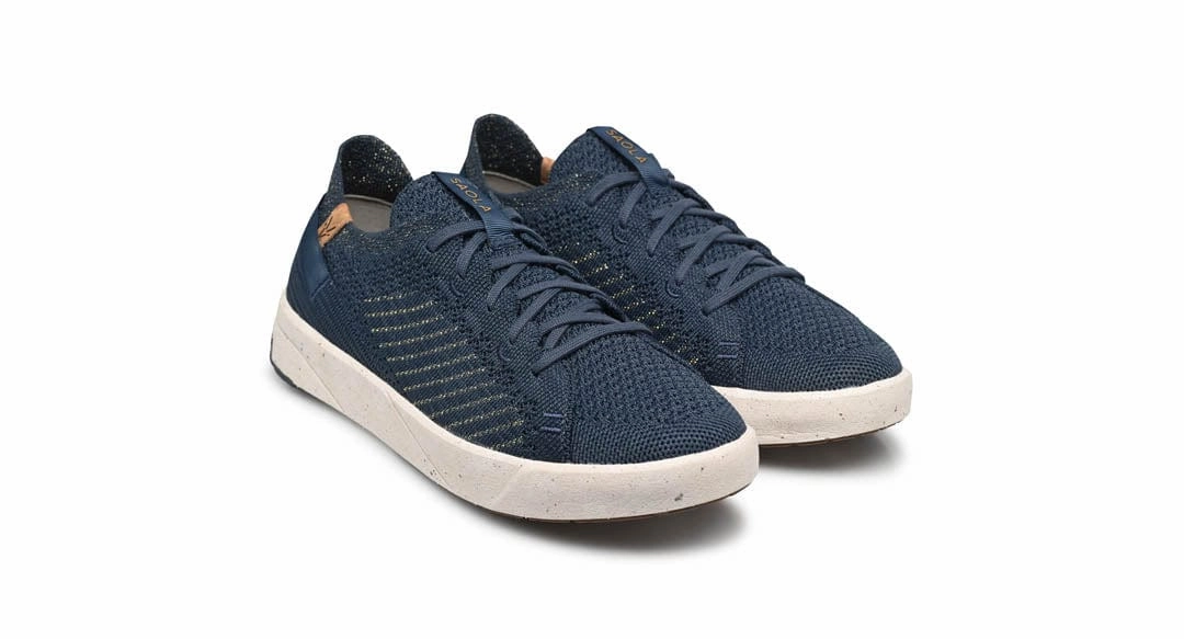 Cannon Knit 3 Women's Recycled PET Sneakers | Navy Gold