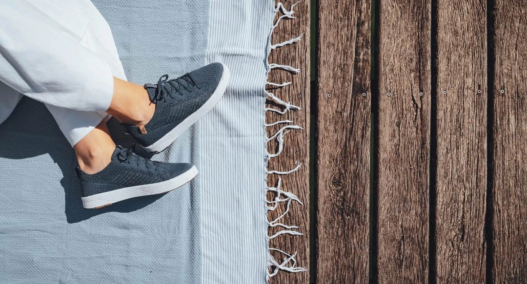 Cannon Knit 3 Women's Recycled PET Sneakers | Navy Gold