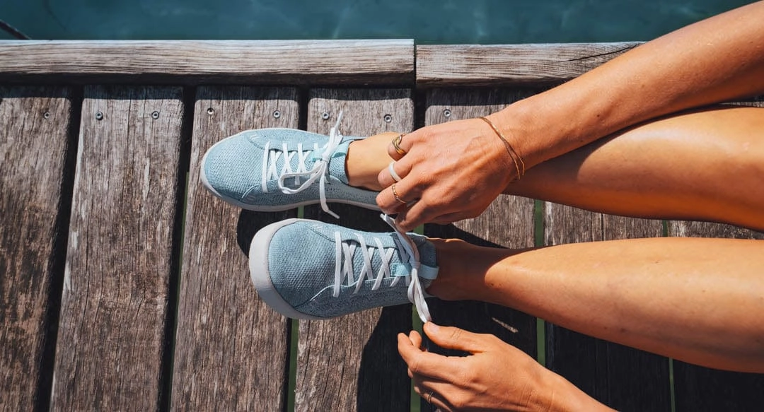 Cannon Knit 3 Women's Recycled PET Sneakers | Pale Blue