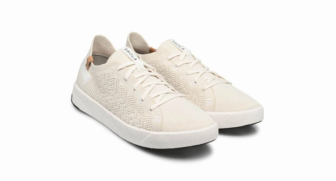 Cannon Knit 3 Women's Recycled PET Sneakers | White
