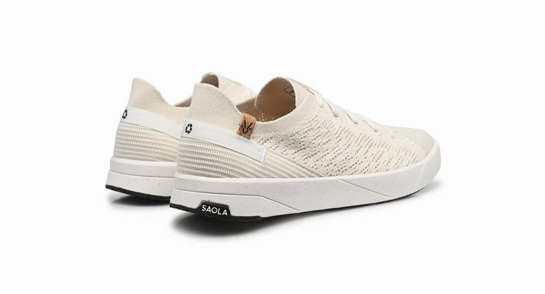 Cannon Knit 3 Women's Recycled PET Sneakers | White