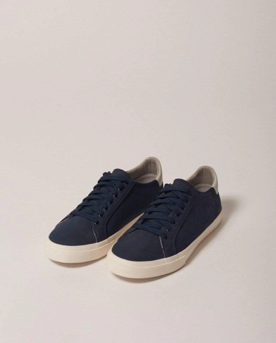 Classic Vegan Suede Sneakers | Dark Navy