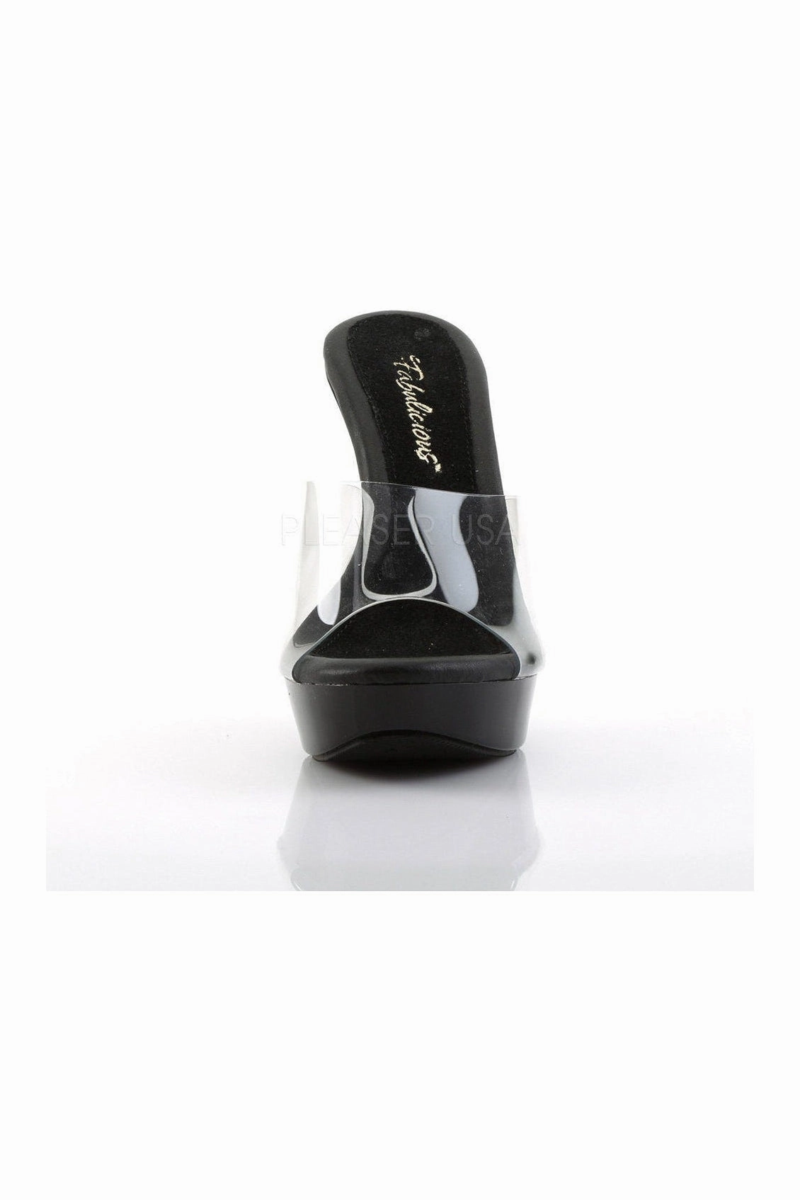 COCKTAIL-501 Platform Slide | Black Vinyl