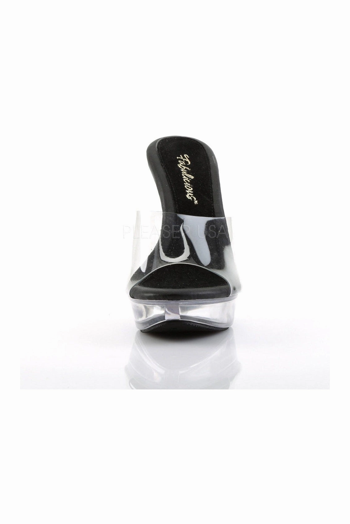 COCKTAIL-501 Platform Slide | Black Vinyl