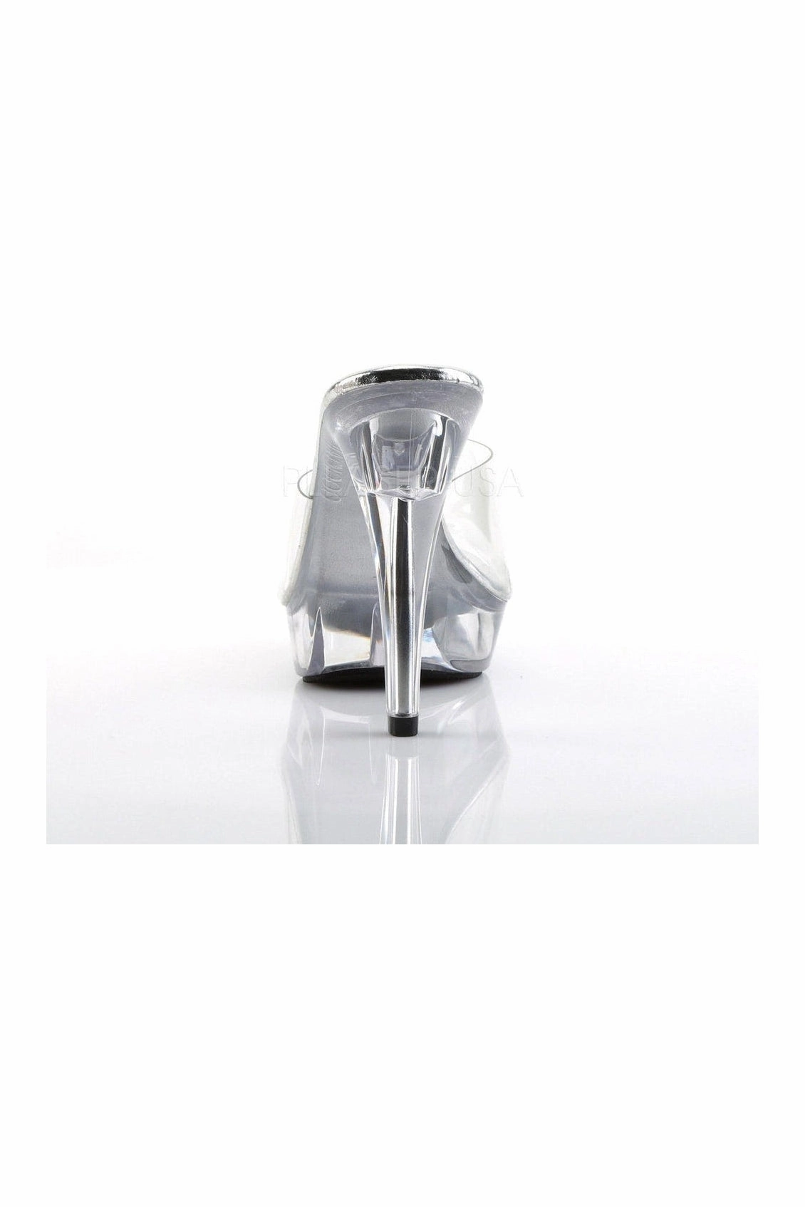 COCKTAIL-501 Platform Slide | Clear Vinyl