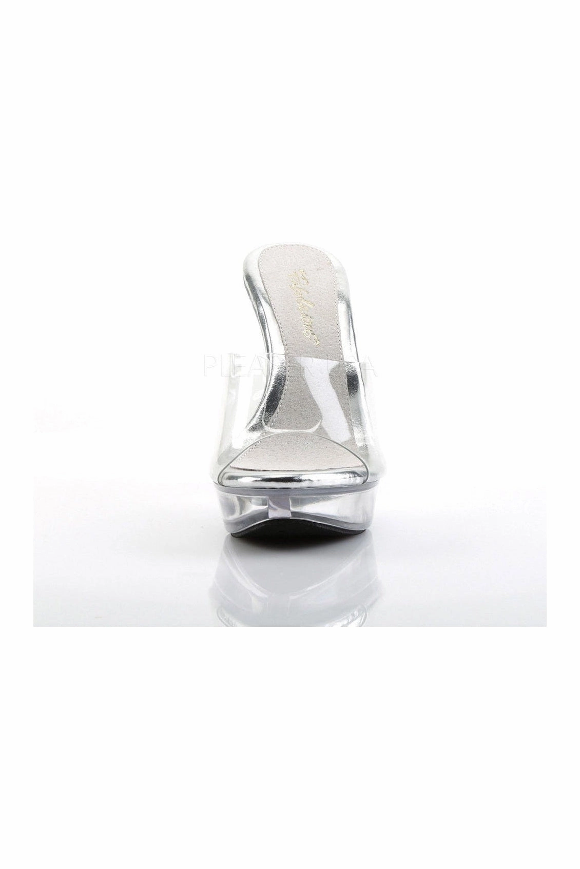 COCKTAIL-501 Platform Slide | Clear Vinyl