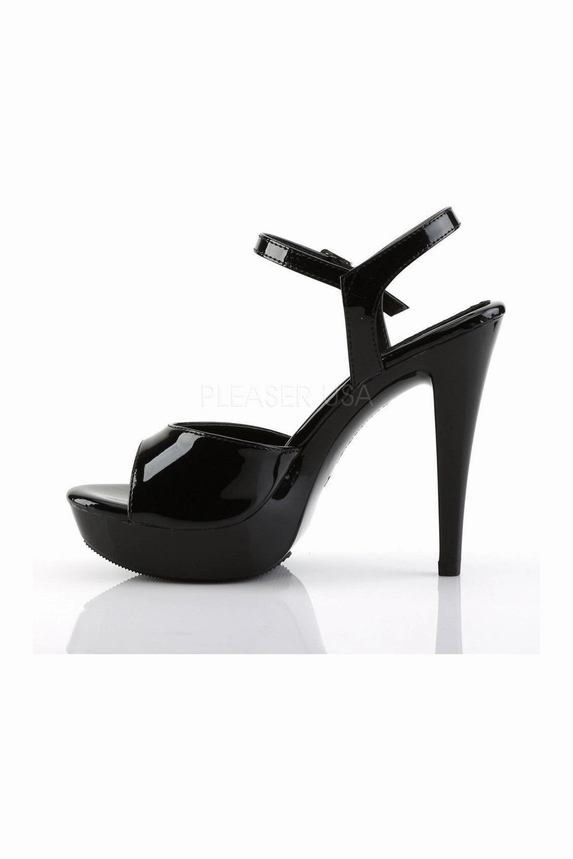 COCKTAIL-509 Platform Sandal | Black Patent