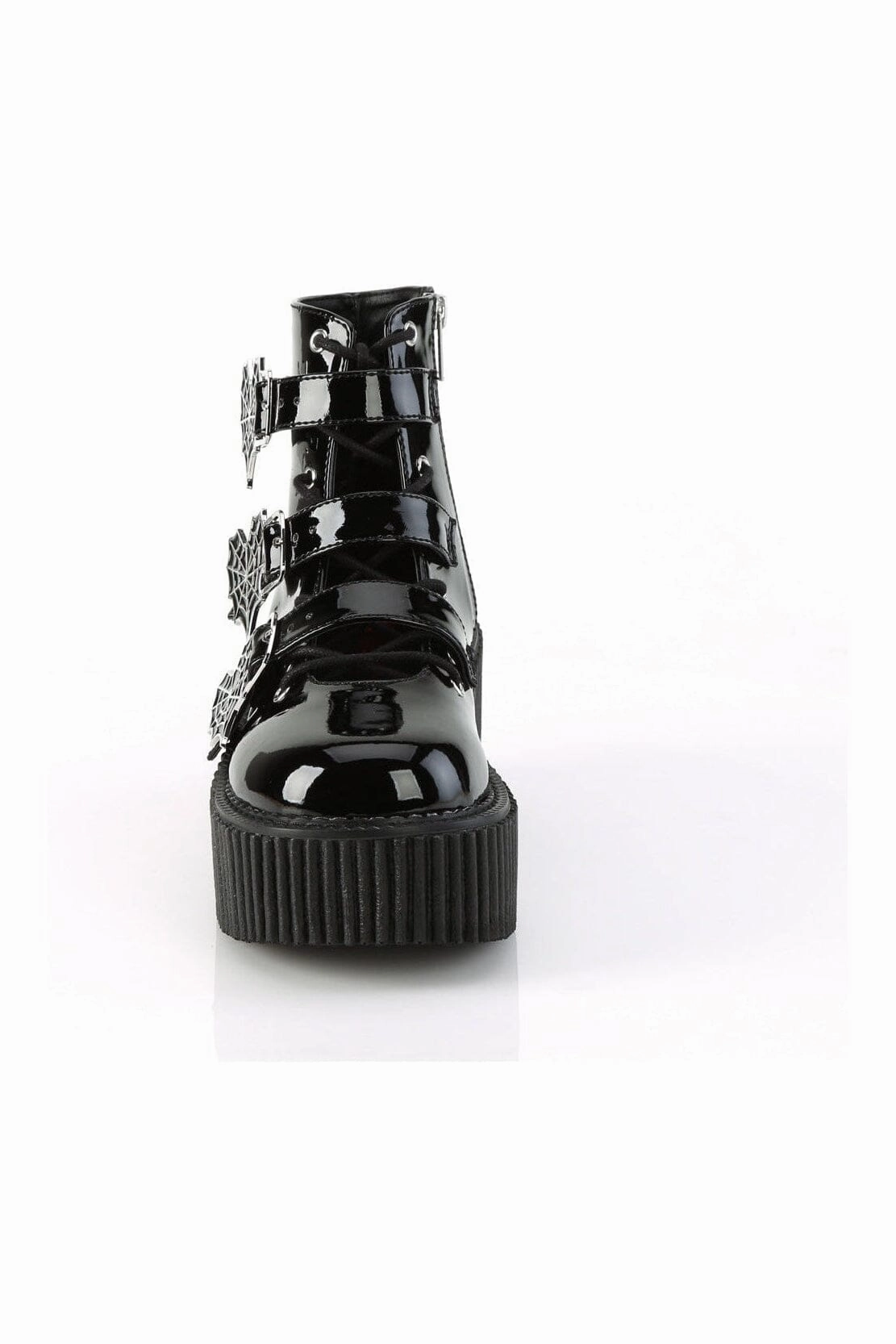 CREEPER-260 Black Patent Creeper