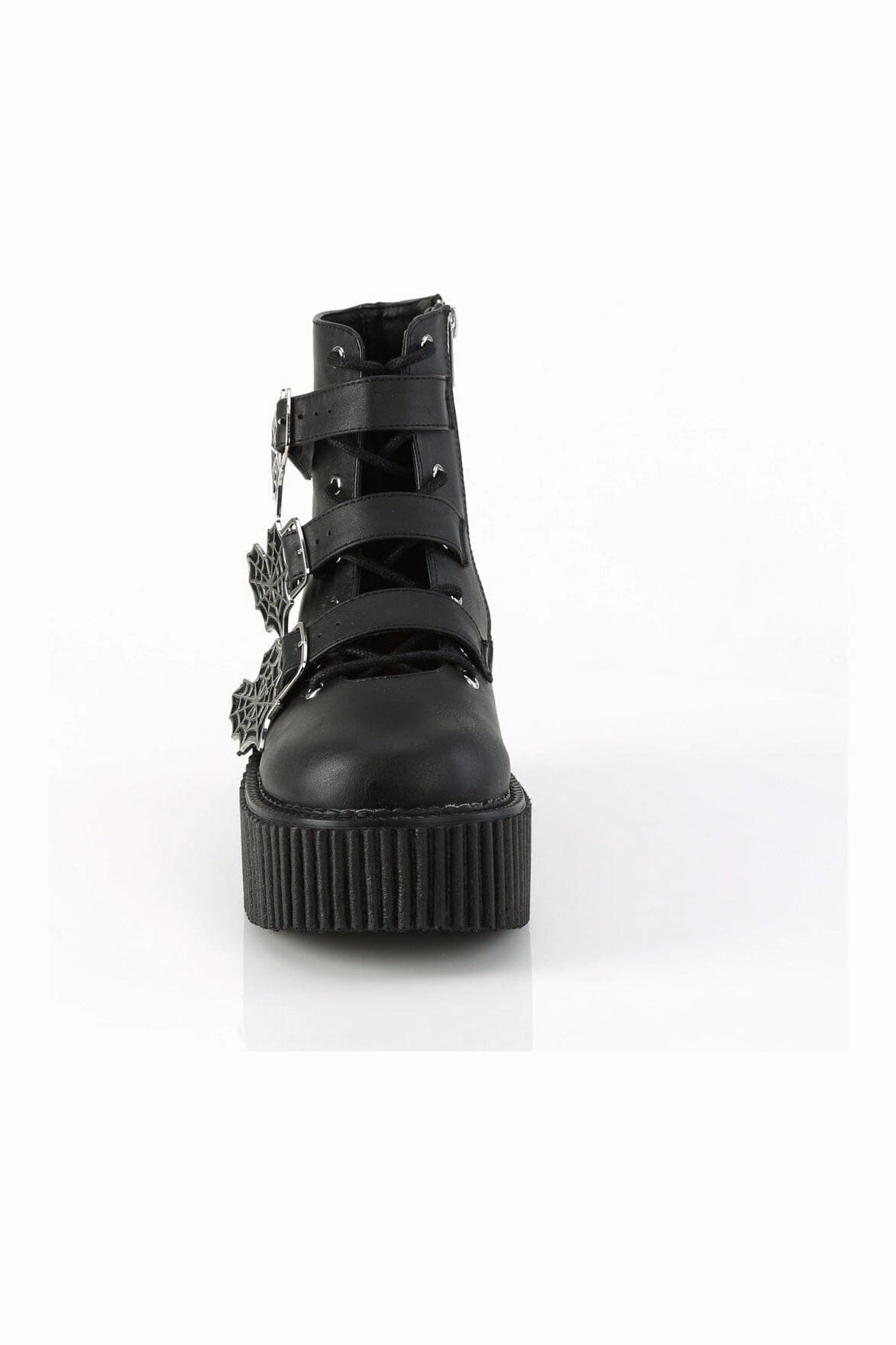 CREEPER-260 Black Vegan Leather Creeper