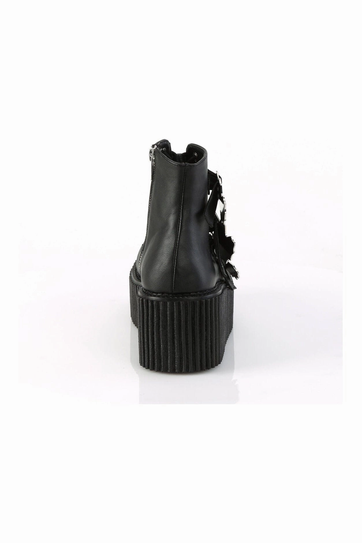 CREEPER-260 Black Vegan Leather Creeper