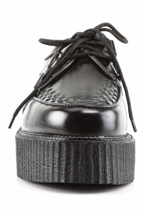 CREEPER-402 Black Leather Creeper