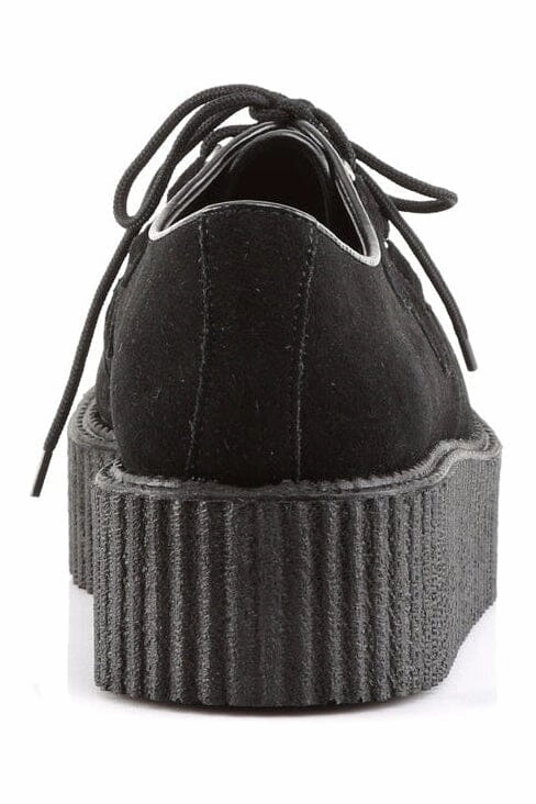 CREEPER-402S Black Suede Leather Creeper