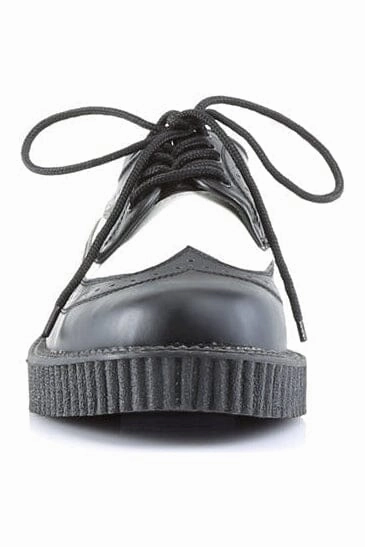 CREEPER-608 Black Patent Creeper
