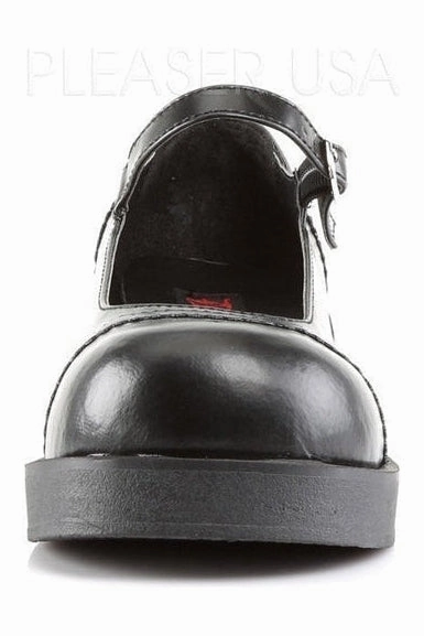 CRUX-07 Lolita | Black Faux Leather