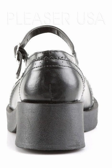 CRUX-07 Lolita | Black Faux Leather