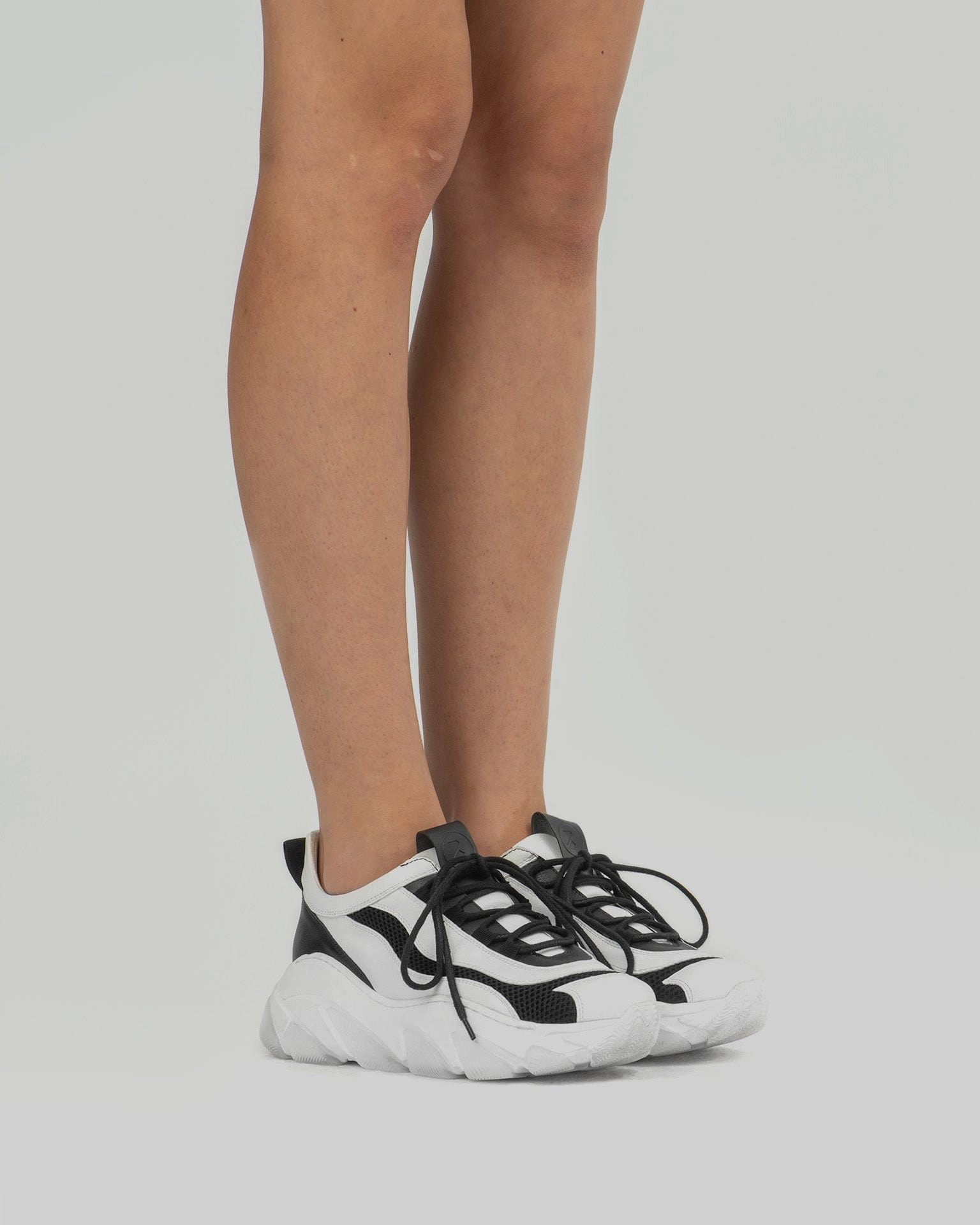 Daddy's Women's Grape Leather Vegan Sneakers | White & Black