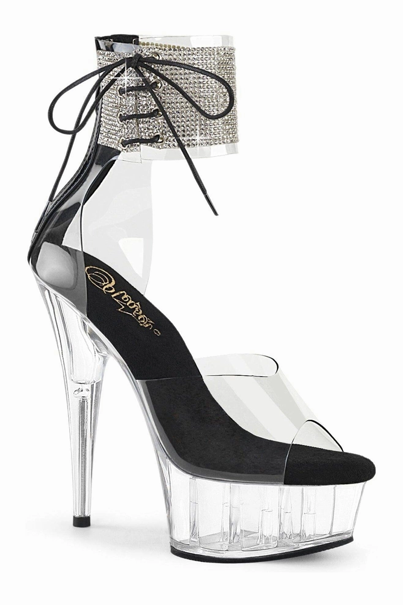 DELIGHT-624RS Clear Vinyl Sandal