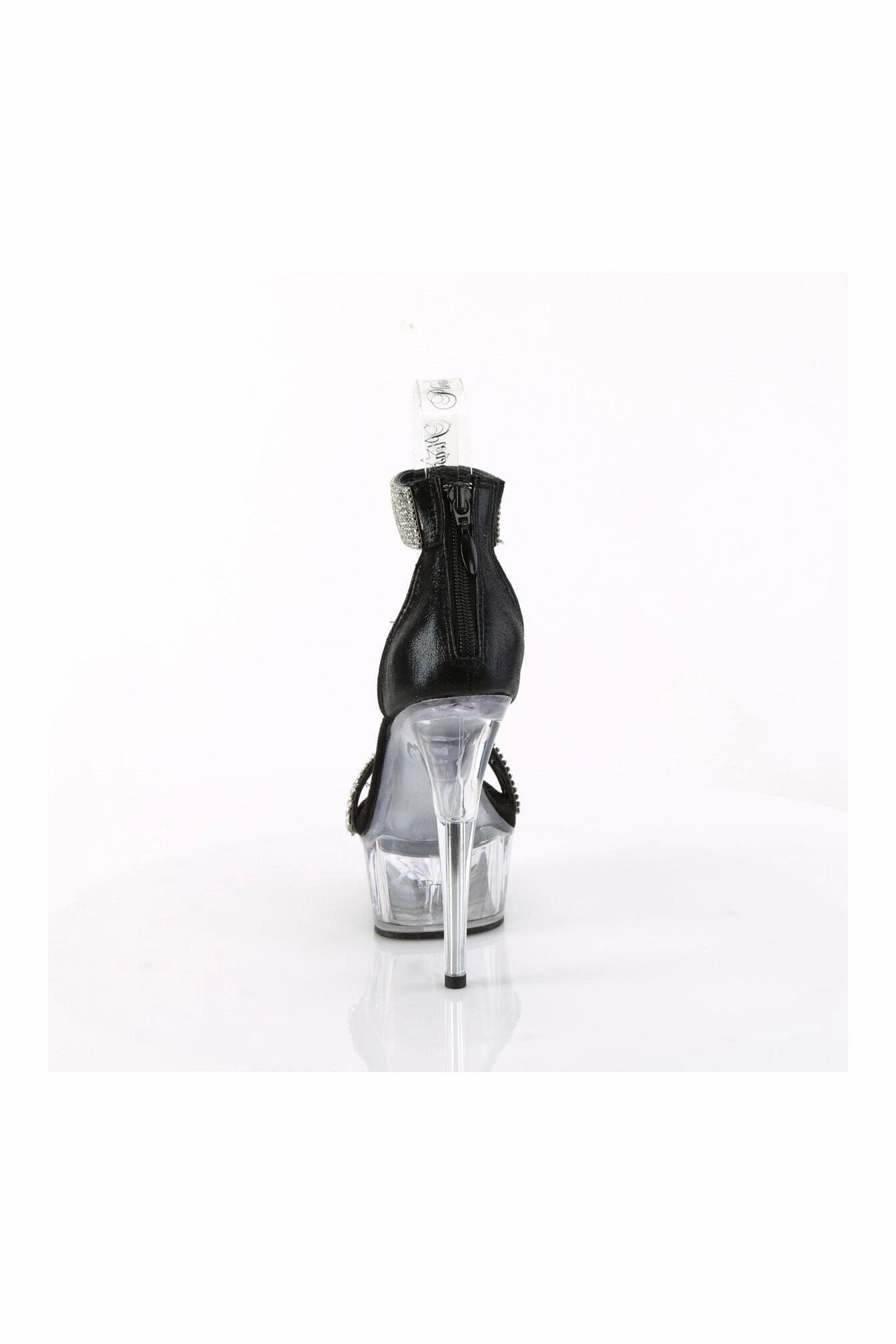 DELIGHT-641 Black Fabric Sandal