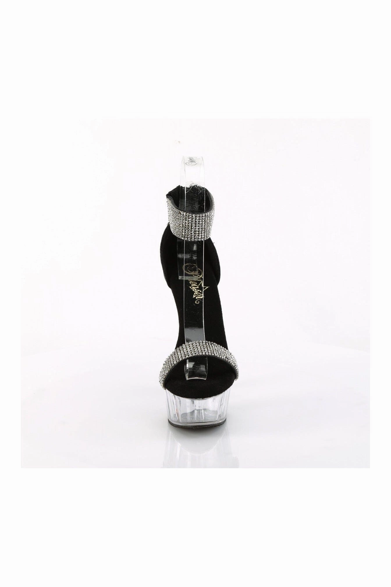 DELIGHT-641 Black Fabric Sandal