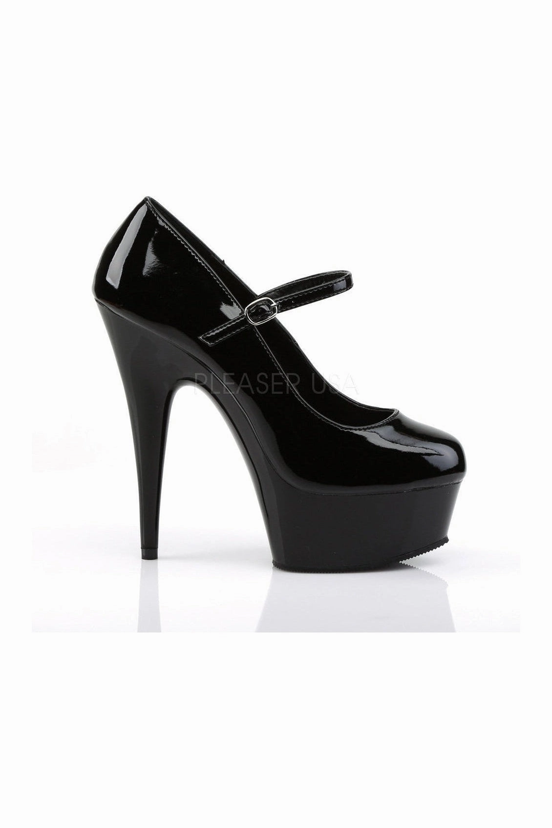 DELIGHT-687 Platform Pump | Black Patent