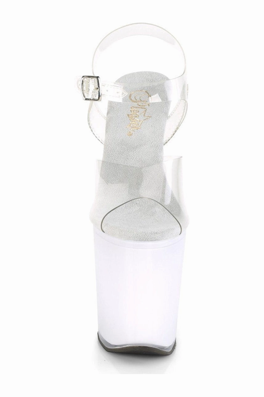 DISCOLITE-808 Exotic Sandal | Clear Vinyl