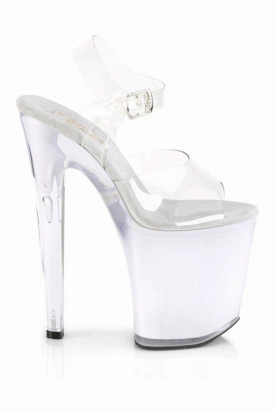 DISCOLITE-808 Exotic Sandal | Clear Vinyl