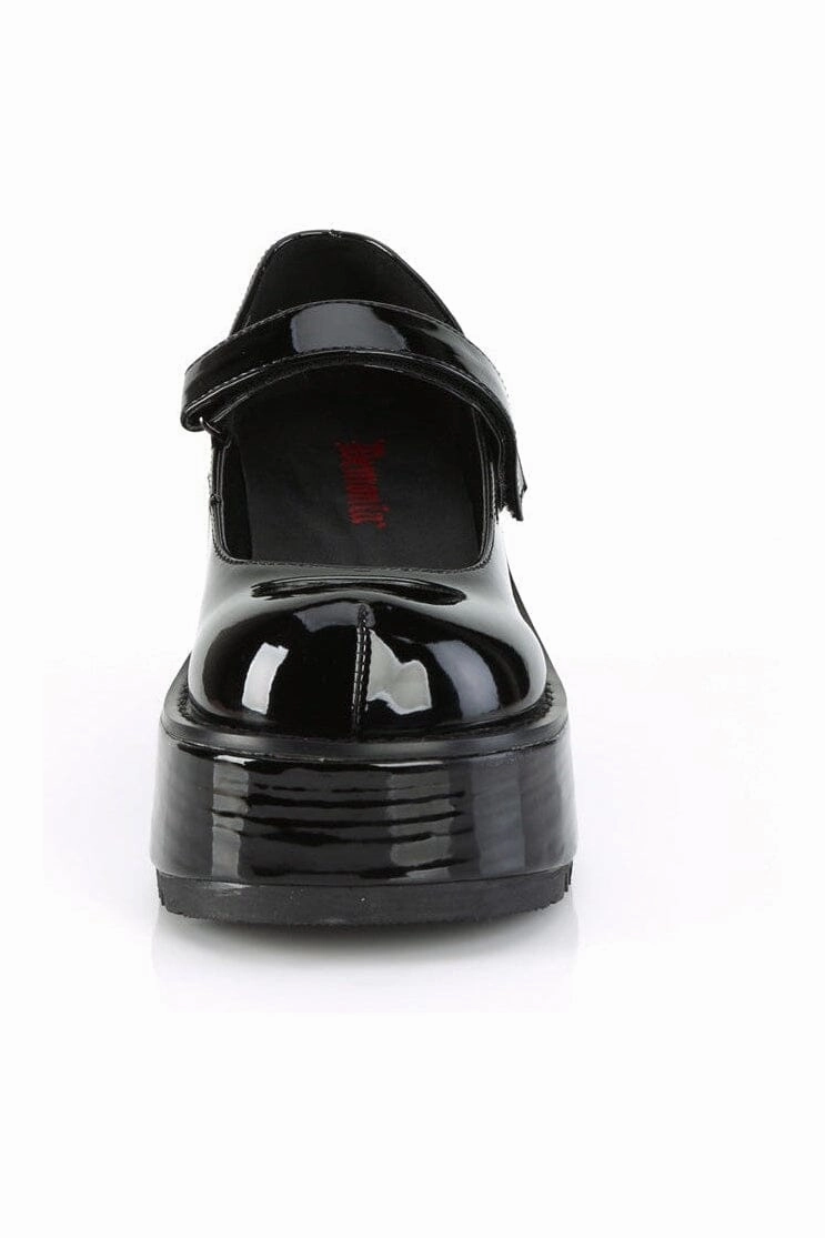 DOLLIE-01 Black Patent Mary Janes