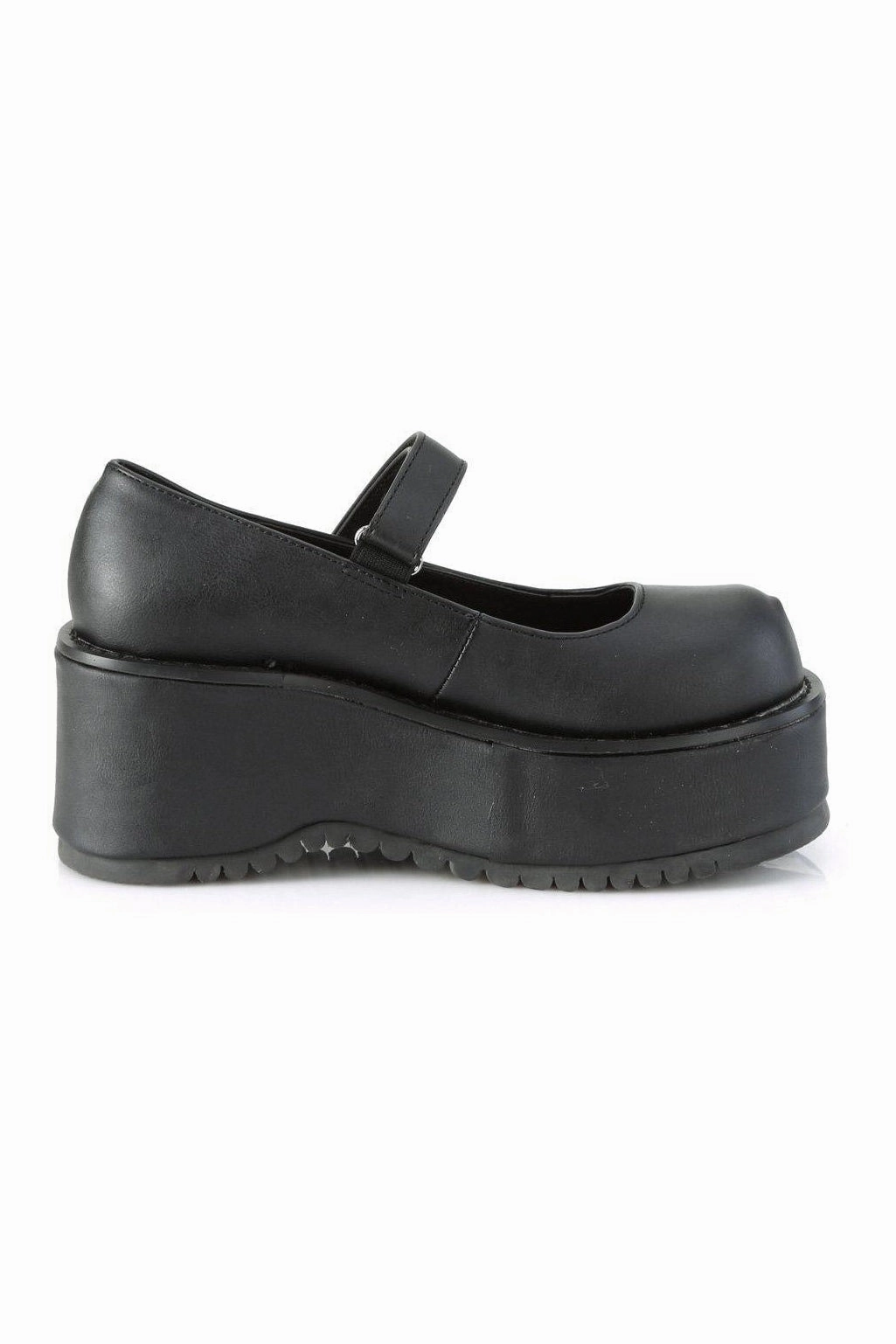 DOLLIE-01 Lolita | Black Faux Leather
